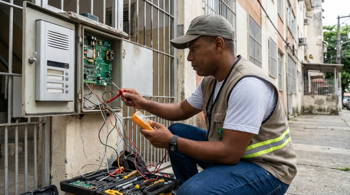 Reparo de Placa e Campainha em Curitiba‑PR