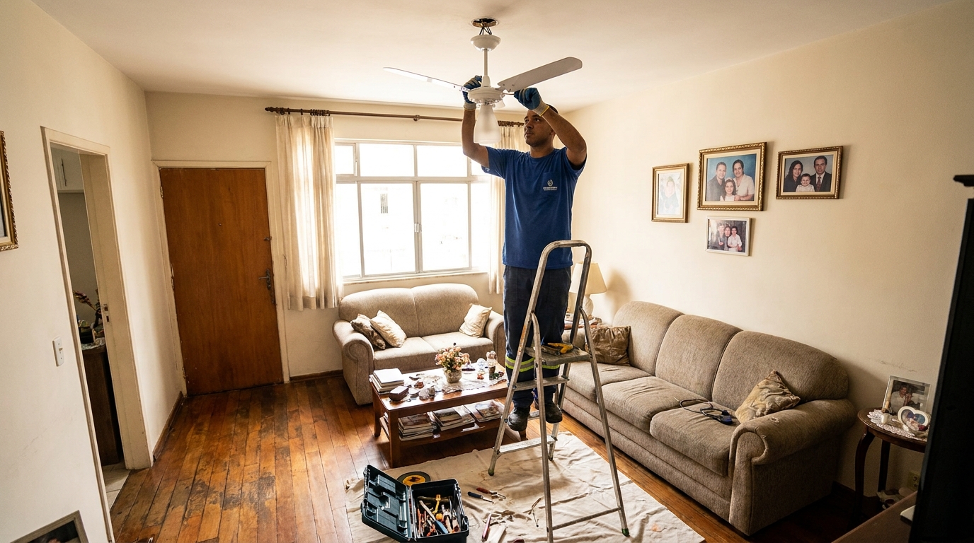 Substituição de Ventilador em Curitiba‑PR